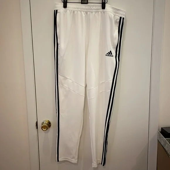 Adidas men’s Tiro 19 soccer pants size XL white/black - Picture 5 of 9